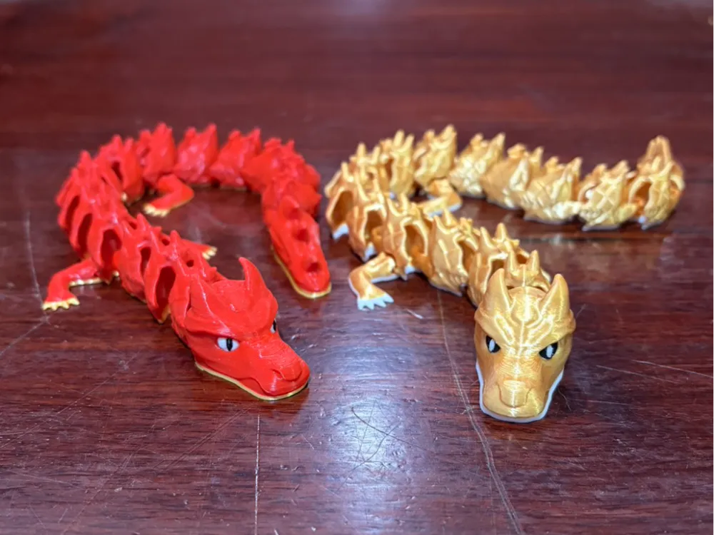 Articulated Dragon Flexi - Free 3D Print Model - MakerWorld