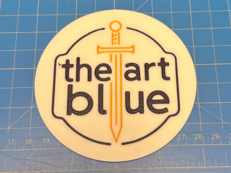 Logo - theartblue coaster