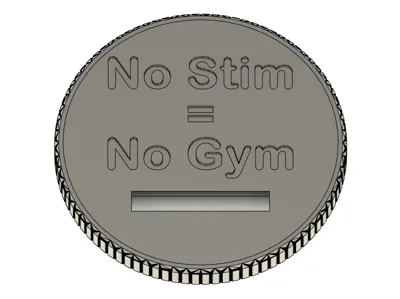 Monster Can Piggy Bank Lid - no stim no gym