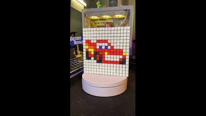 Lightning Mcqueen Pixel Art Puzzle