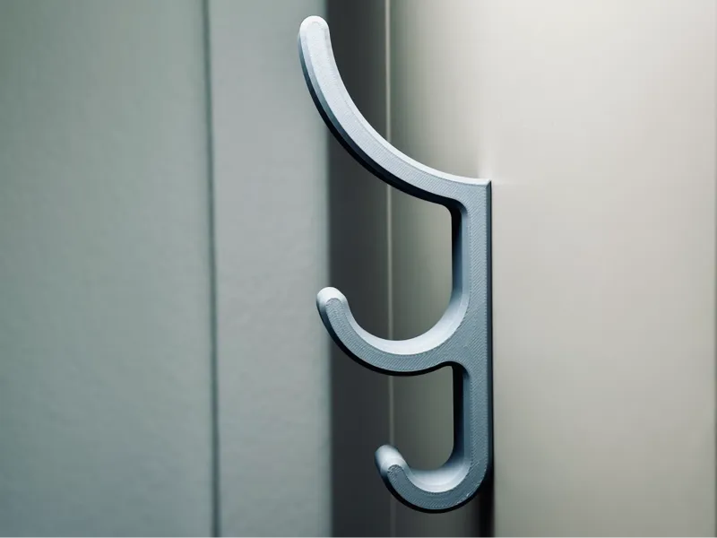 Triple Wall Hook – Screw or Tape Mount