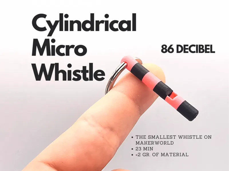 Cylindrical Micro Whistle