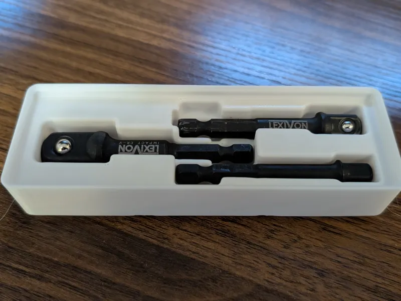 Gridfinity Socket Driver Holder - Lexivon version