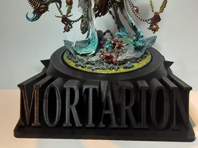 Display stand for Mortarion