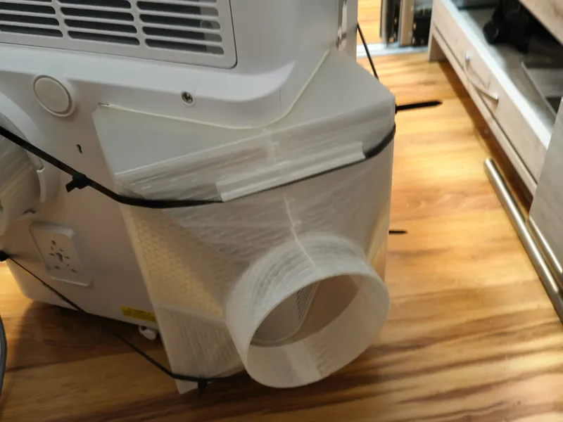 second-hose adapter for portable air conditioner 