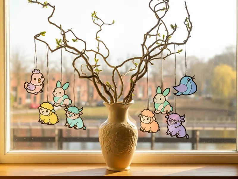 Spring Easter Ornaments