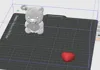 One plate, Print-by-object, AMS, 0.2mm layer, 2 walls