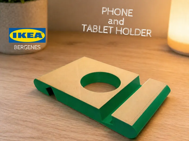 IKEA Style Phone  and Tablet Stand – Dual Slot