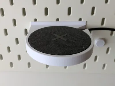 Ikea Skadis shelf for wireless charger