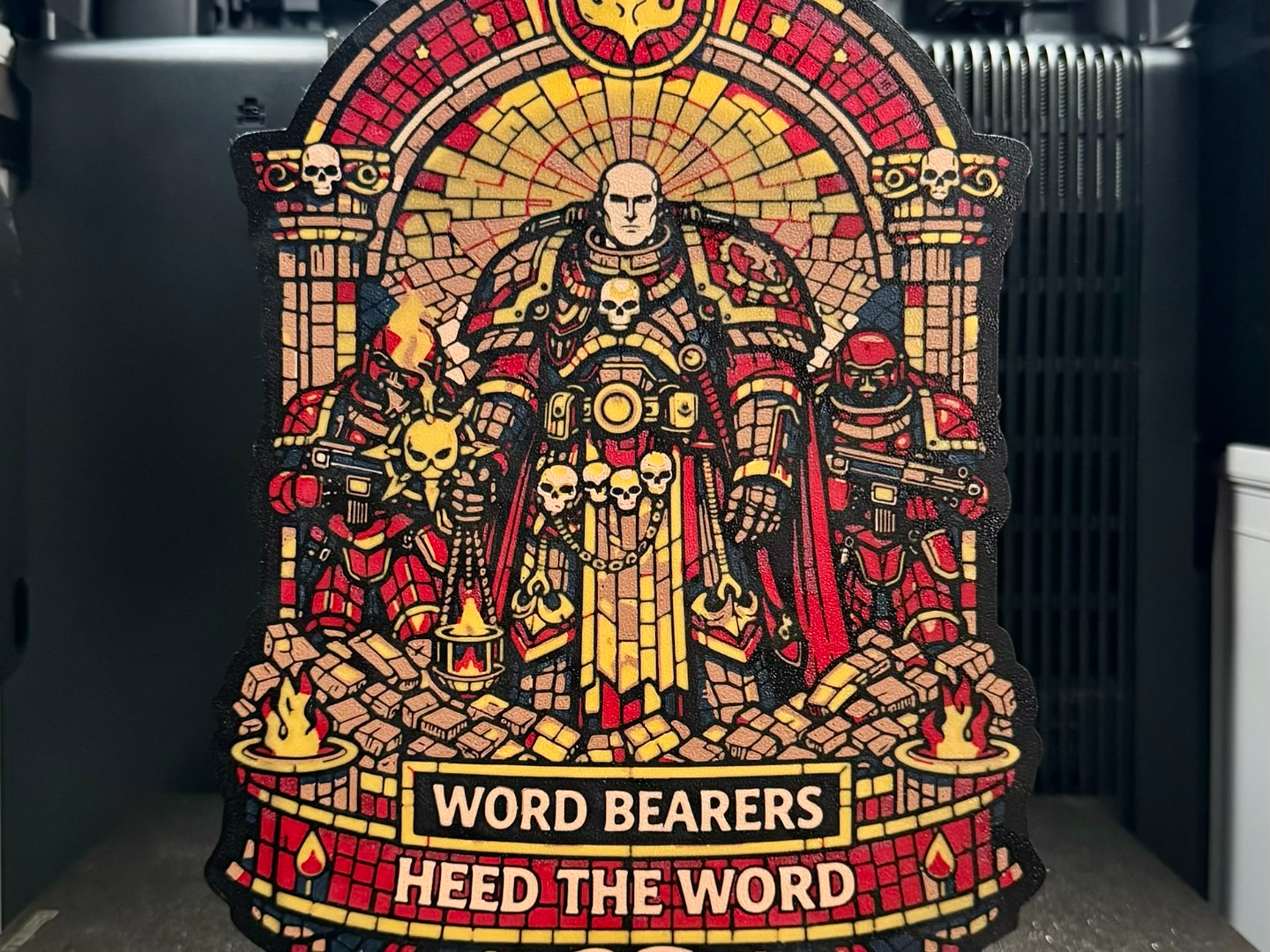 Lorgar Word Bearers 40k Lightbox; Space Marine