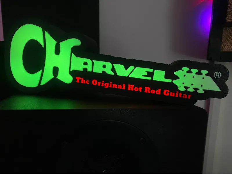 Charvel Guitar Light Box