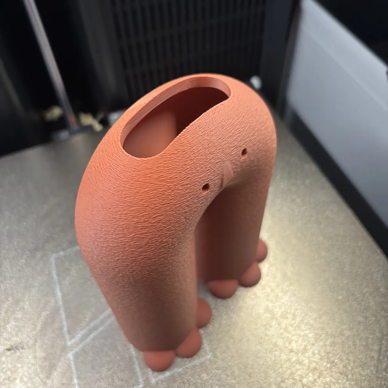 Cute Face Vase Set with Tray (Q_Craft) view 4