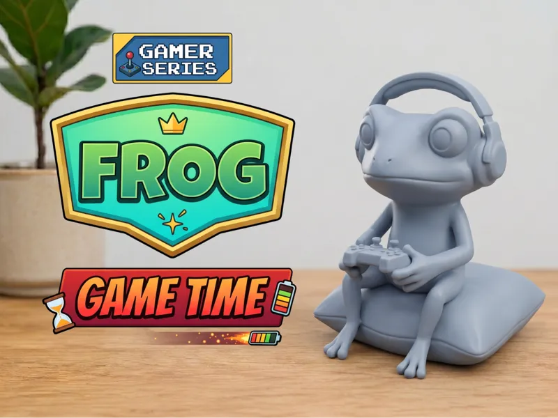 Gamer Frog Shelf Buddy