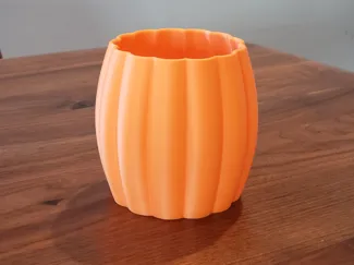 Halloween Pumpkin Vase Pencil Tool Holder