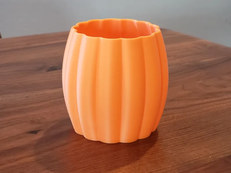 Halloween Pumpkin Vase Pencil Tool Holder