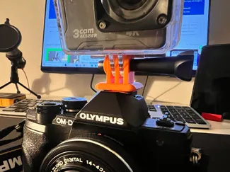 hot shoe for action camera