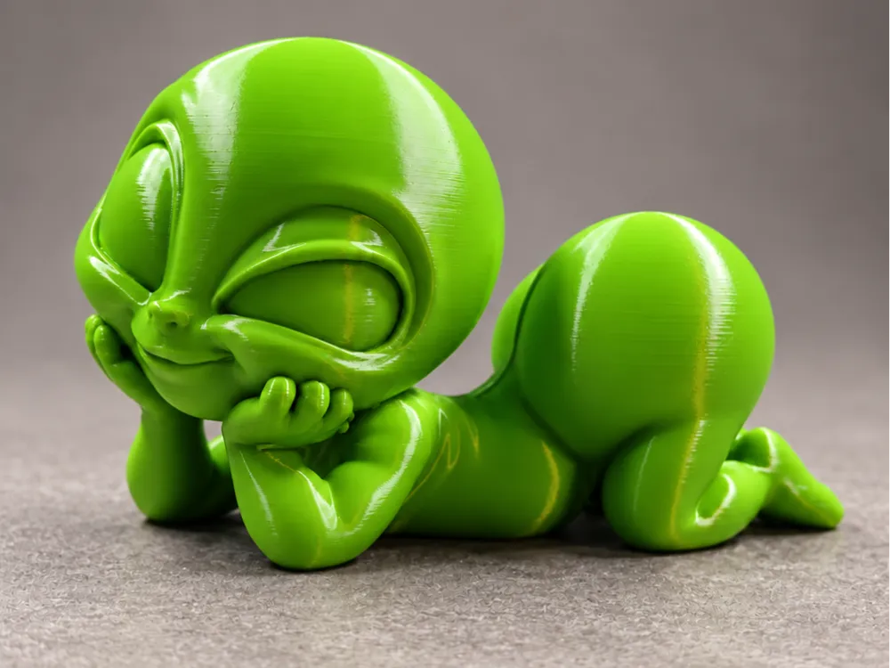 Alien Face Design alien funny - Free 3D Print Model - MakerWorld