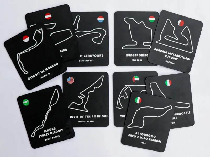 Formula 1 Circuits | 3D Printable Display Models
