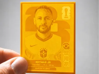 Figurita de Neymar en 3D (Album Panini 2026)