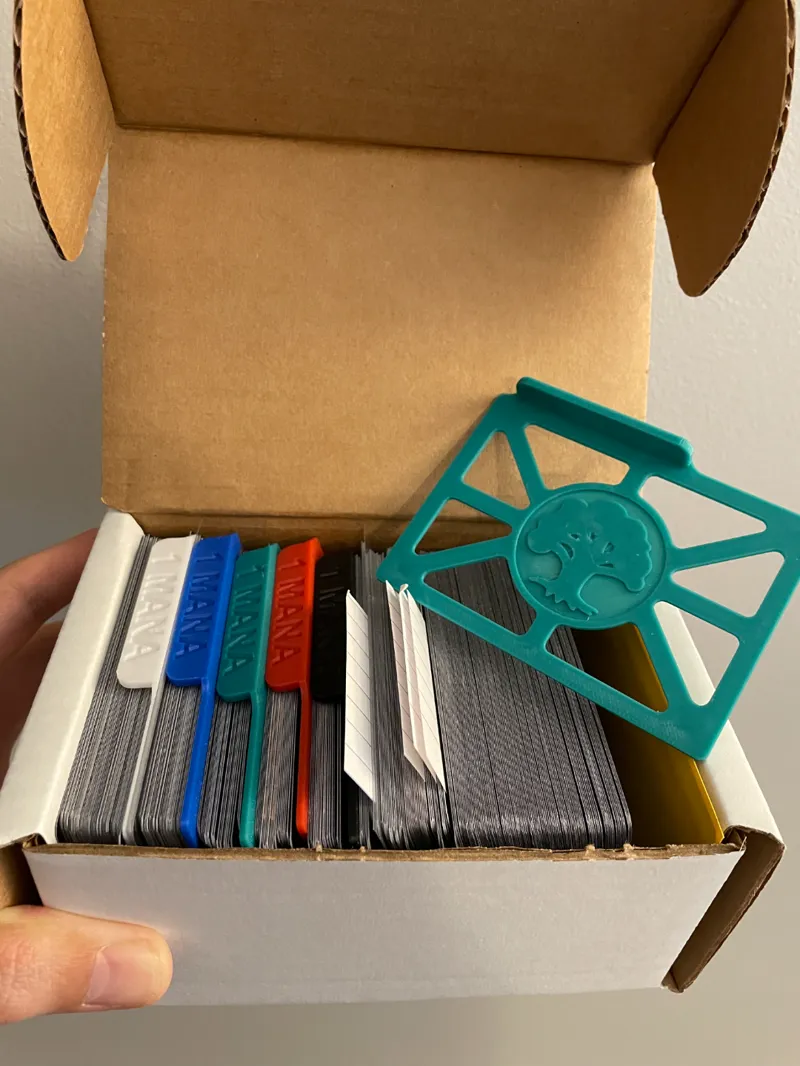 Magic MTG Card Storage Dividers - Landscape