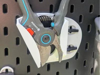 Holder for branch pruner - IKEA Skadis Remix