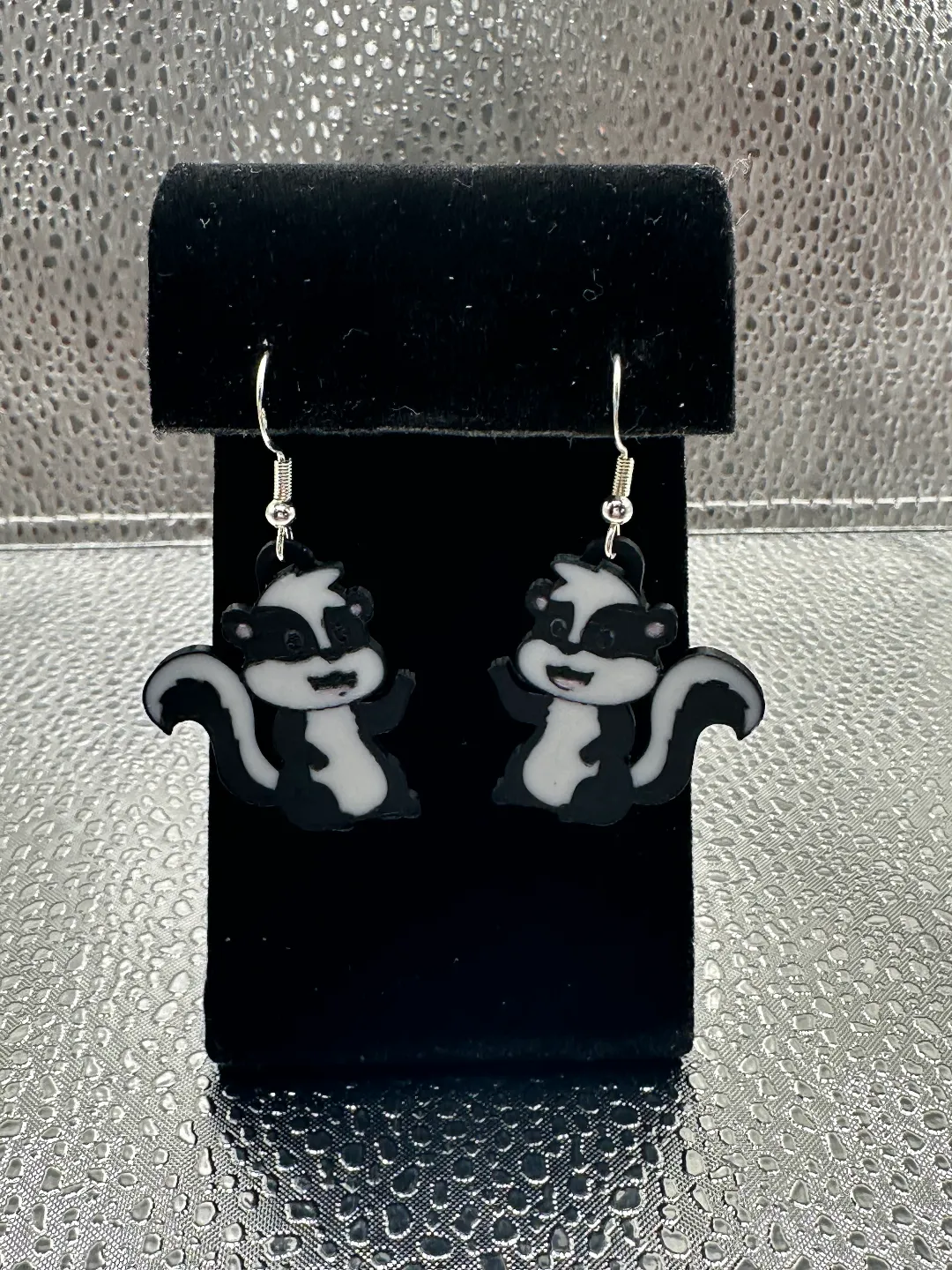 Skunk Earrings view 2
