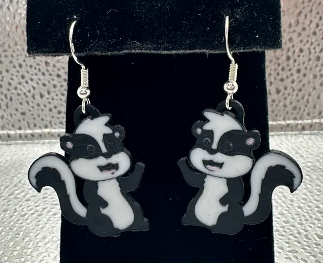 Skunk Earrings