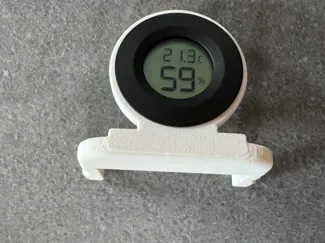 Kleine standfeste Hygrometerhalterung Trockenbox