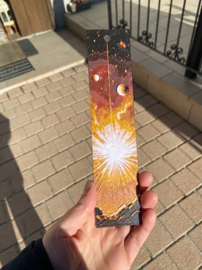 space and sun bookmark  46x200