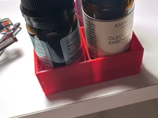 essential oil glass holder
