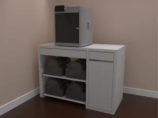 IKEA MICKE to hold 4 AMS and X1/P1 printer