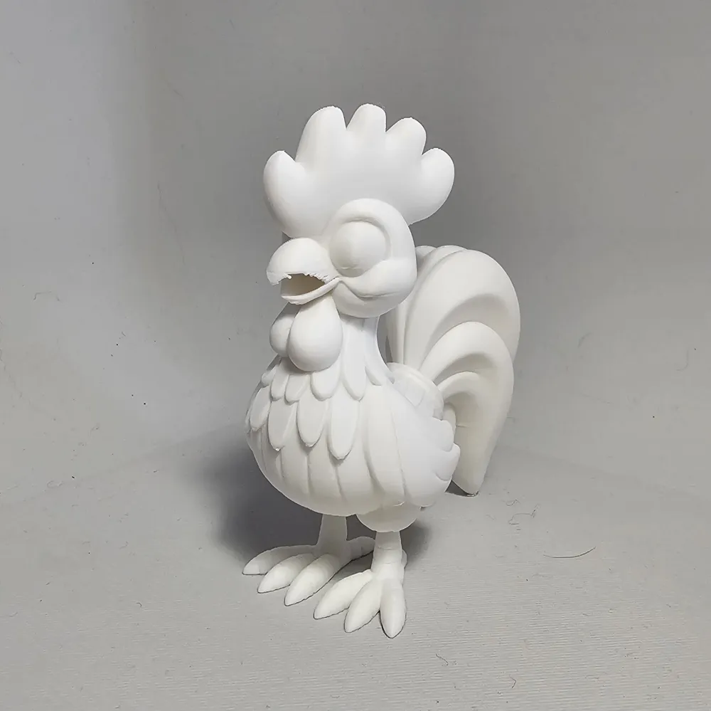 Cartoon rooster - Free 3D Print Model - MakerWorld