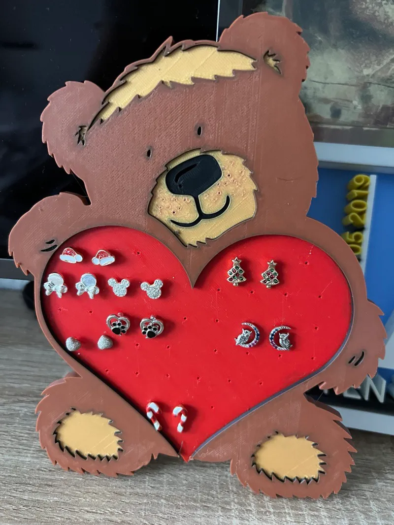 Ohrringhalter Bär