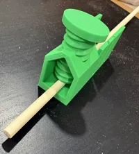 V2 - add a central channel for dowel cut (PETG-HF)