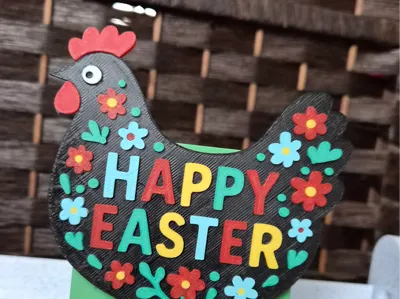 Happy Easter Chicken Soap Holder