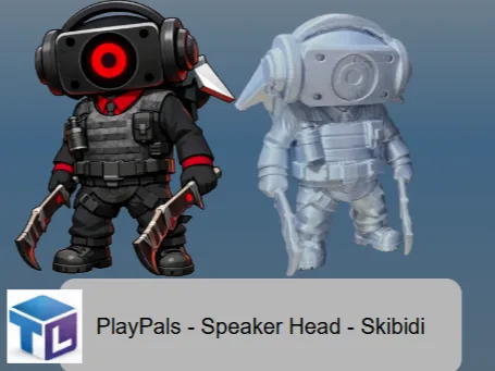 Playpals - Speaker Head - Skibidi