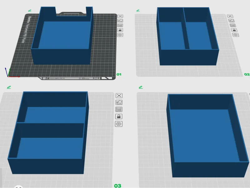 Simple Inserts / Dividers for AJ's Riser Drawers
