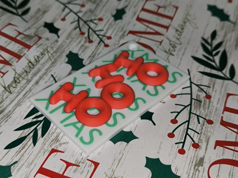 HoHoHo Christmas plate