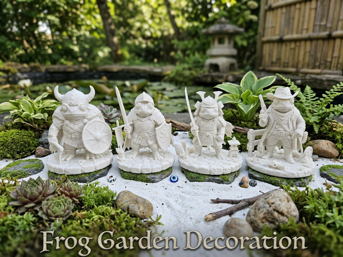 Garden Frog Decoration
