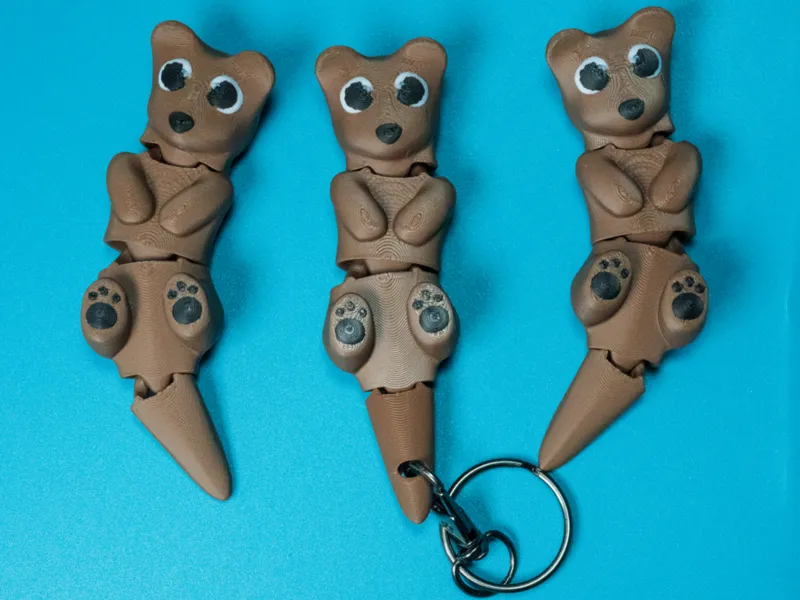 Little River Otter, Flexi Fidget Toy & Keyring