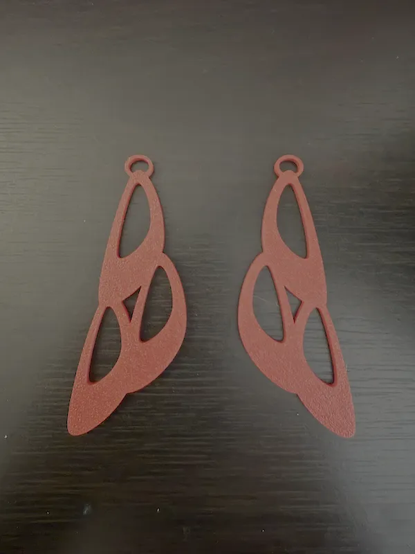 Three Wing Earrings view 2