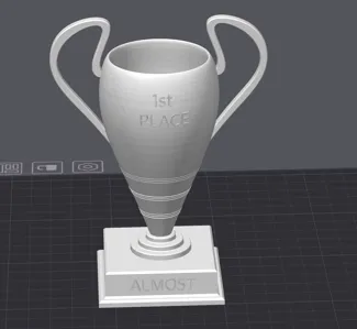 Almost 1st Place Trophy