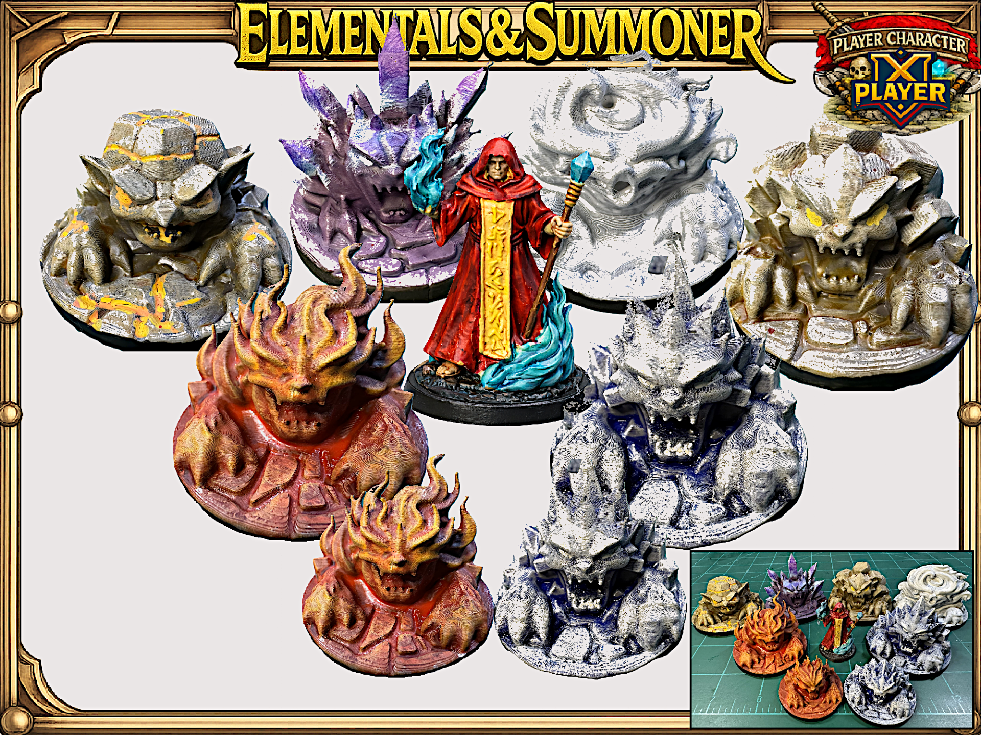 Elementals & Summoner: Fire, Ice, Earth, Air, &...
