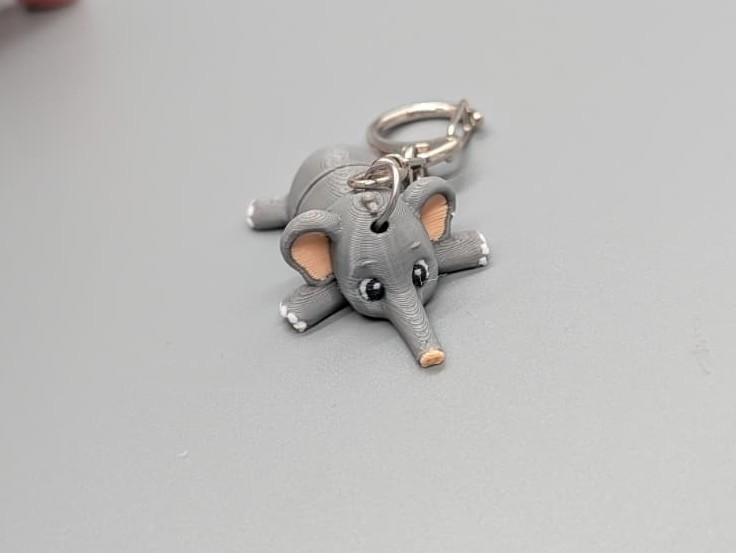 Miniatura 3 do modelo 3D Tiny Elephant
