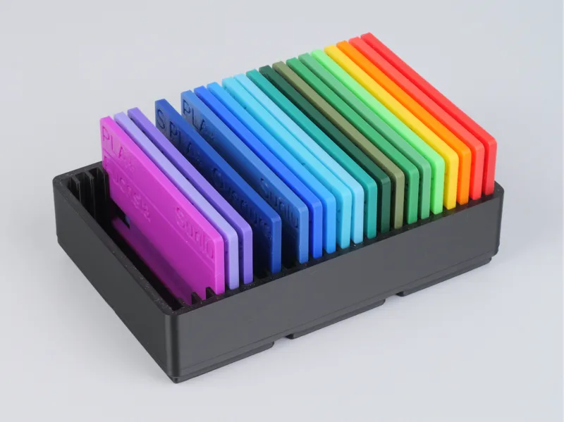 Gridfinity rack for swatches