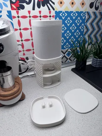 Sonos One stackable raiser/stand. 
