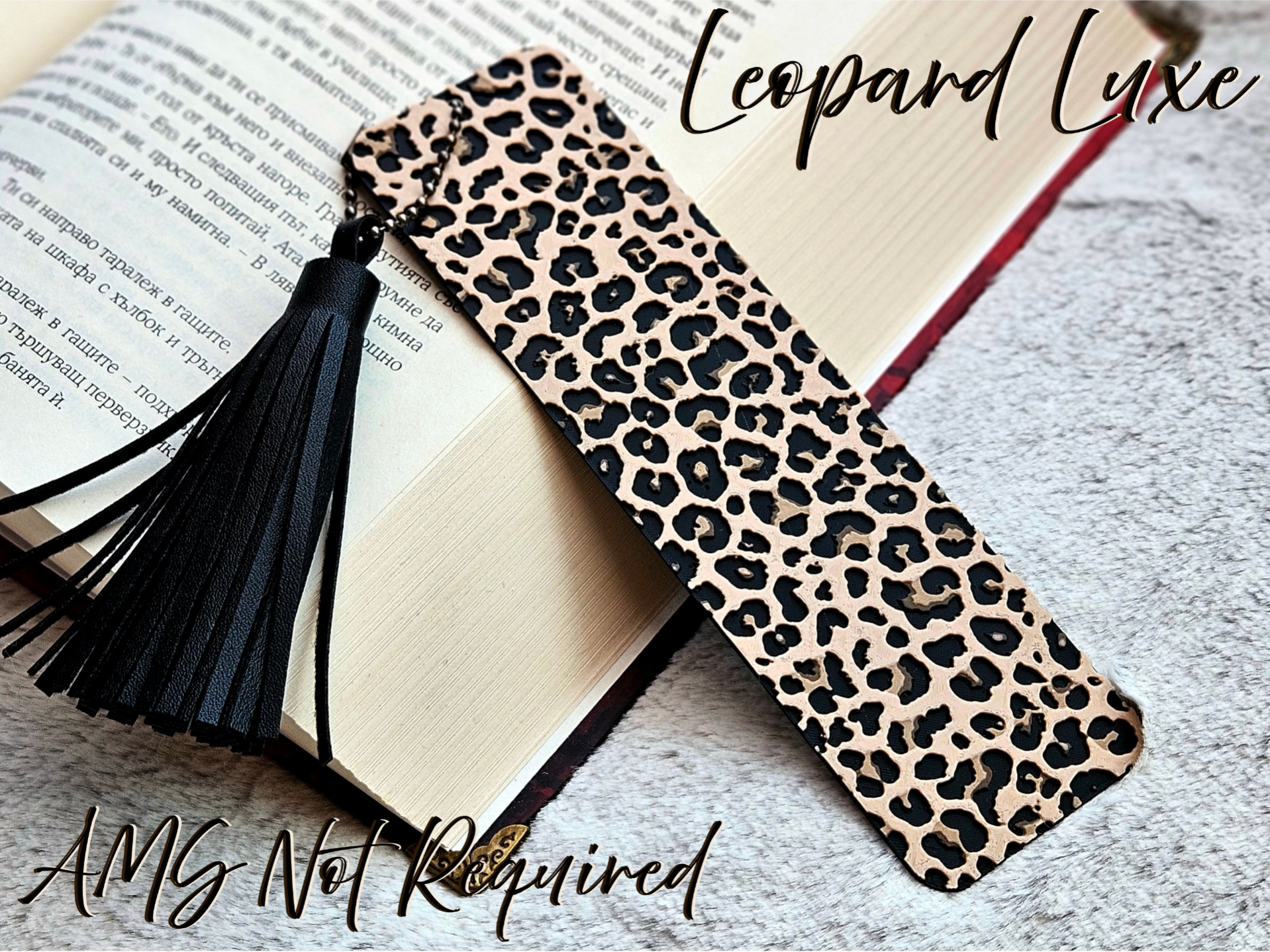 Leopard Luxe - Stylish Bookmark