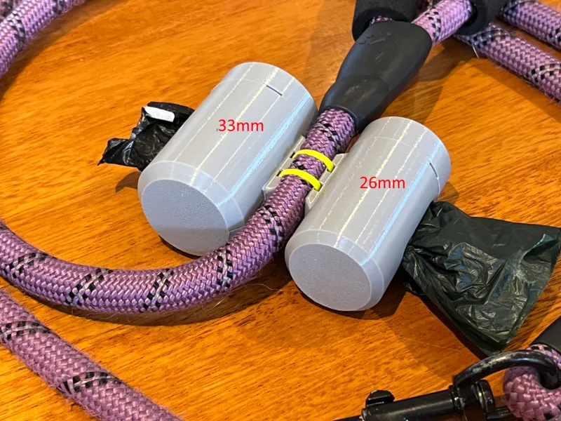 Flexible TPU Dog Poo Bag Holder for Lead