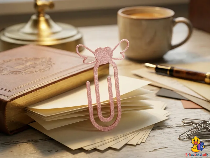 Heart Bow Bookmark Clip/Paperclip