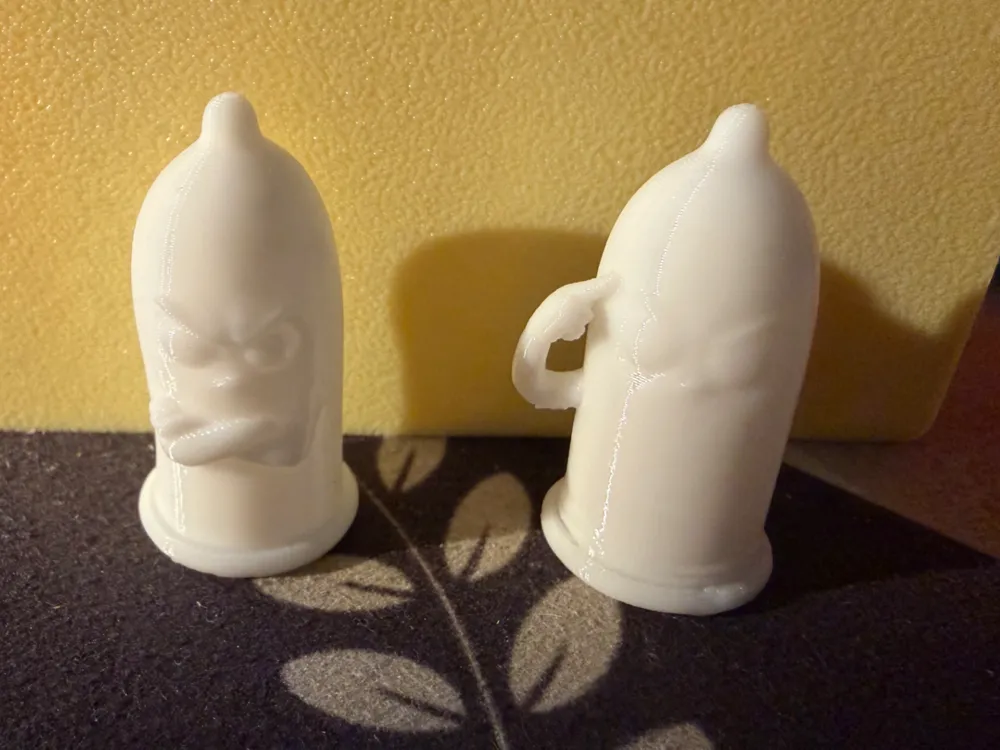 Figura decorativa: lüstige kondome. Referencia del modelo original.